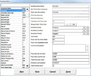 Manage Inventory and Food Cost