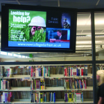 New College Durham Library Signage